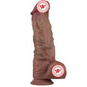 Lovetoy Dual Layered Silicone Cock Dildo XXL 27 Cm Realistik Penis LV411081