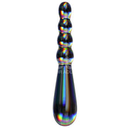 Lovetoy Twilight Gleam Glass Dildo Rising Ripples Cam Dildo