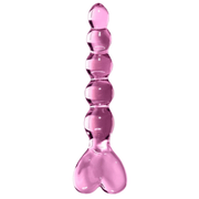 Pipedream Icicles No. 43 Beaded Hand Blown Glass Massager Cam Dildo