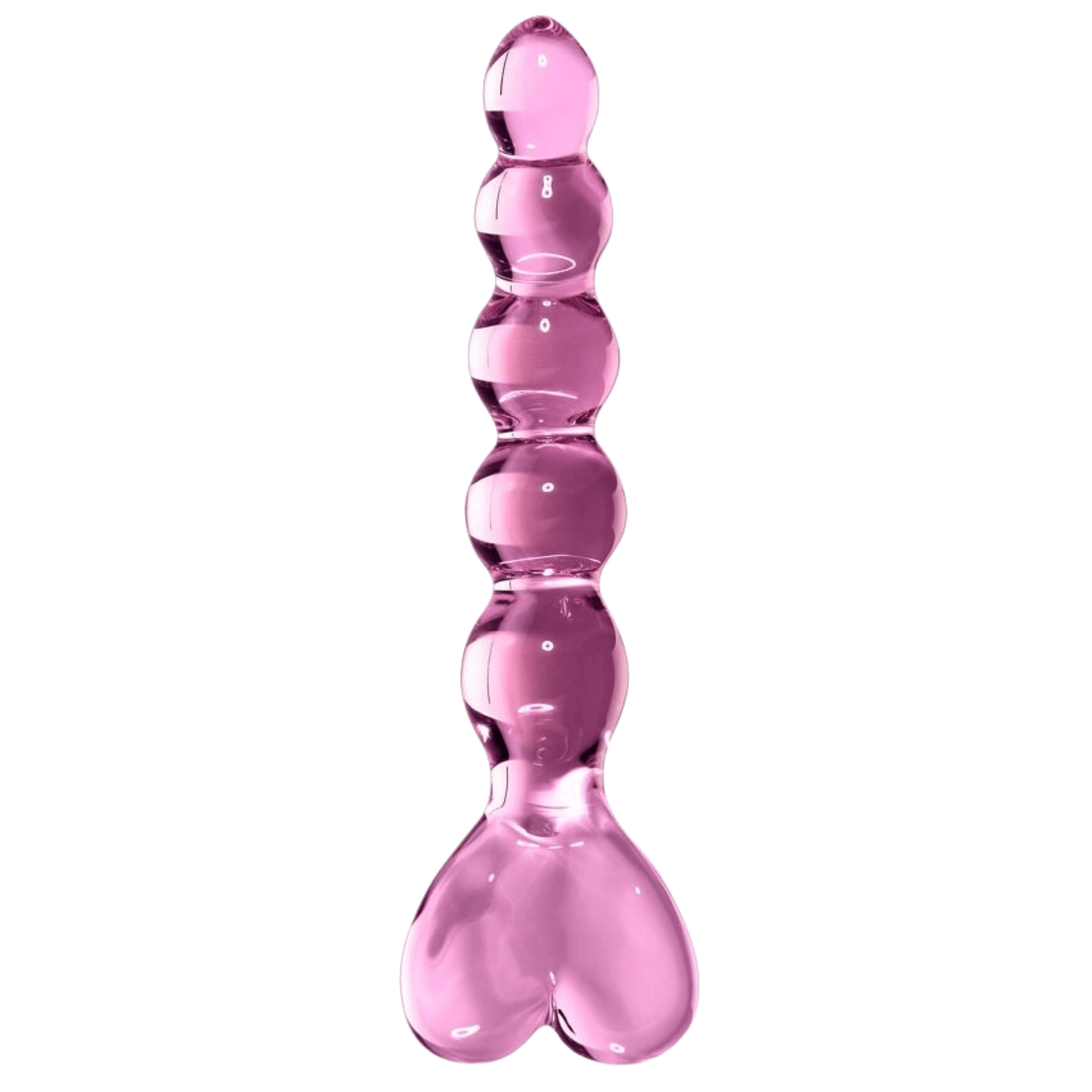 Pipedream Icicles No. 43 Beaded Hand Blown Glass Massager Cam Dildo