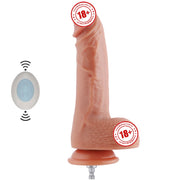 Hismith Sex Machine Dildo KlicLok Natural Dokulu Titreşimli Realistik Penis