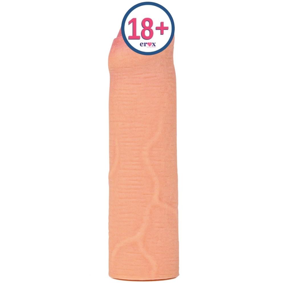 Lovetoy Nature Extender Et Dokulu Gerçekçi Sünnetsiz Penis Kılıfı