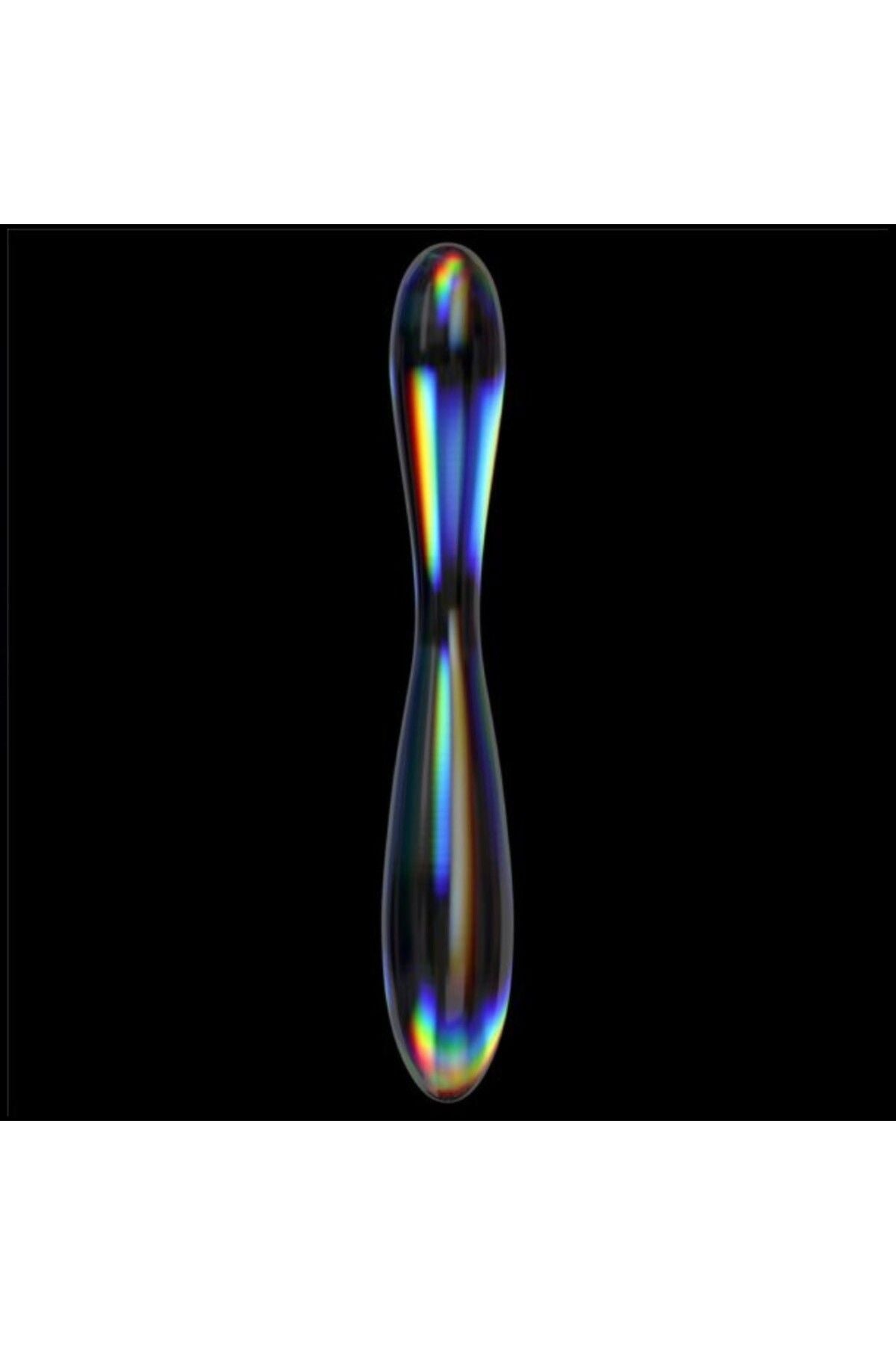 Lovetoy Twilight Gleam Glass Dildo- Double Delight Çift Taraflı Cam Dildo