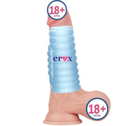 Lovetoy Wave Knights Ring Blue Titreşimli Yarım Penis Kılıfı
