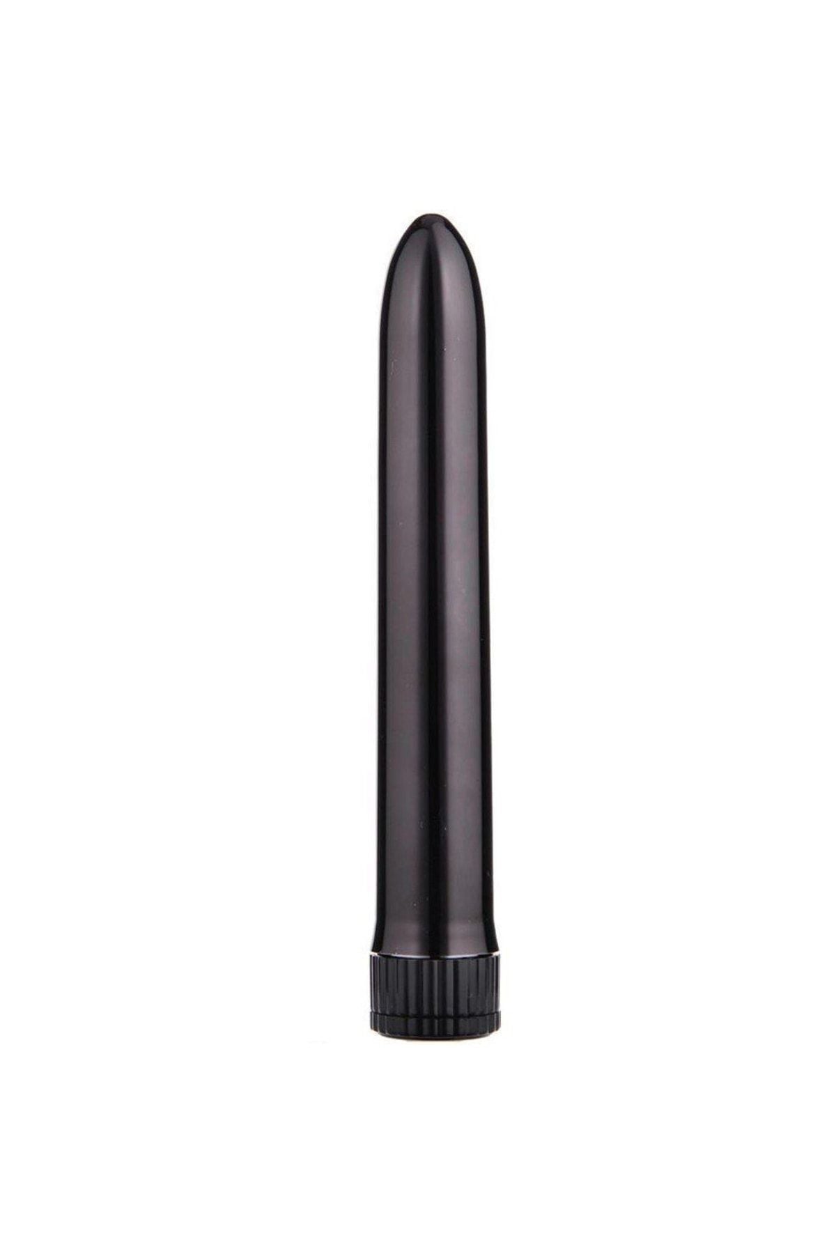 Melo Black Metal Vibrating Anal ve Vajinal Metal Vibratör
