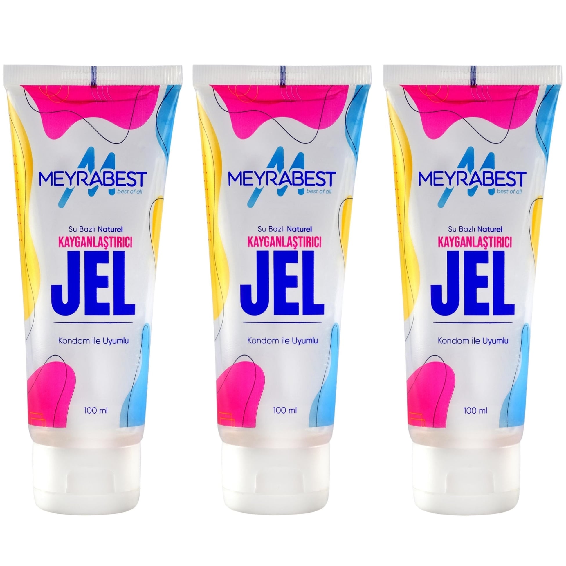 Meyrabest Natural 100 Ml Doğal Kayganlaştırıcı Jel 3lü Paket