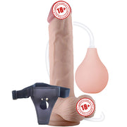 Lovetoy Soft Ejaculation Cock Dildo 23 Cm Kemerli Boşalabilir Realistik Penis LV316003