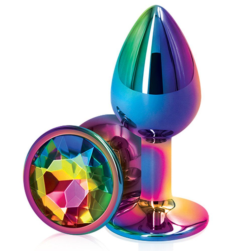 Erox Rainbow Hot Cooling Red Small Anal Metal Plug
