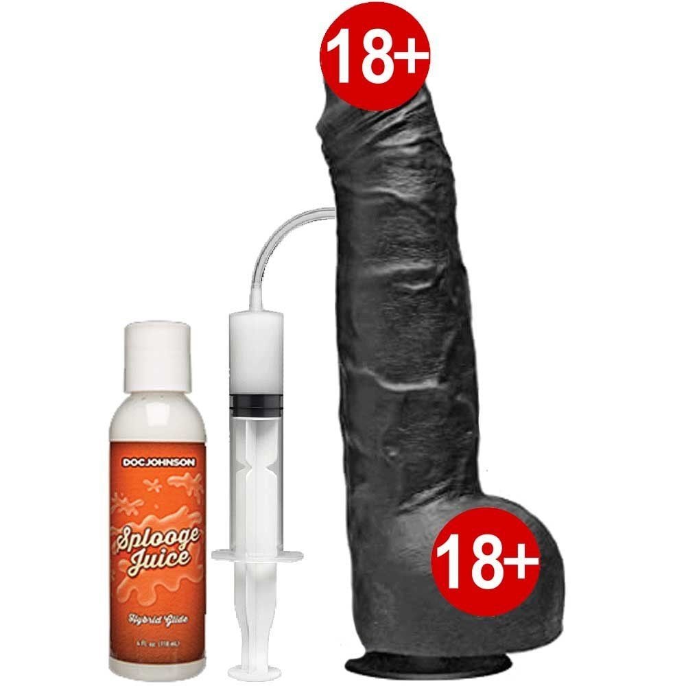 Doc Johnson 10 inç Fışkırtmalı Realistik Penis