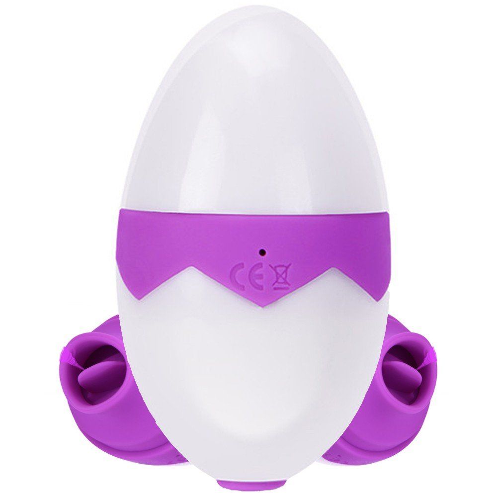 Dibe Sex Massager Hava Darbeli Dil Vibratör