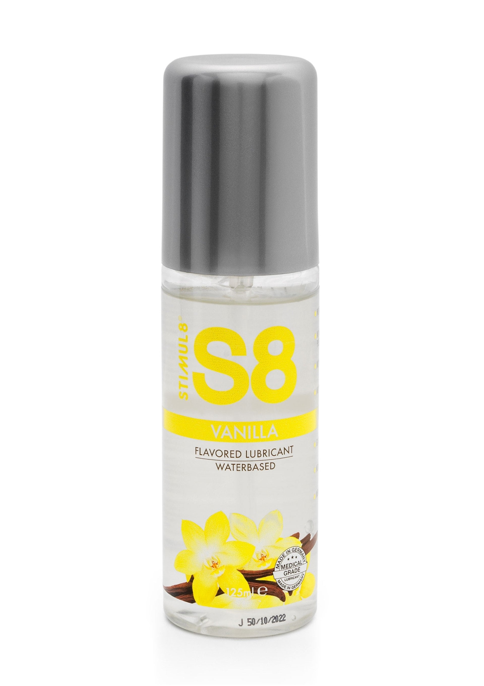 S8 Su Bazlı Vanilya Aromalı 125Ml Kayganlaştırıcı