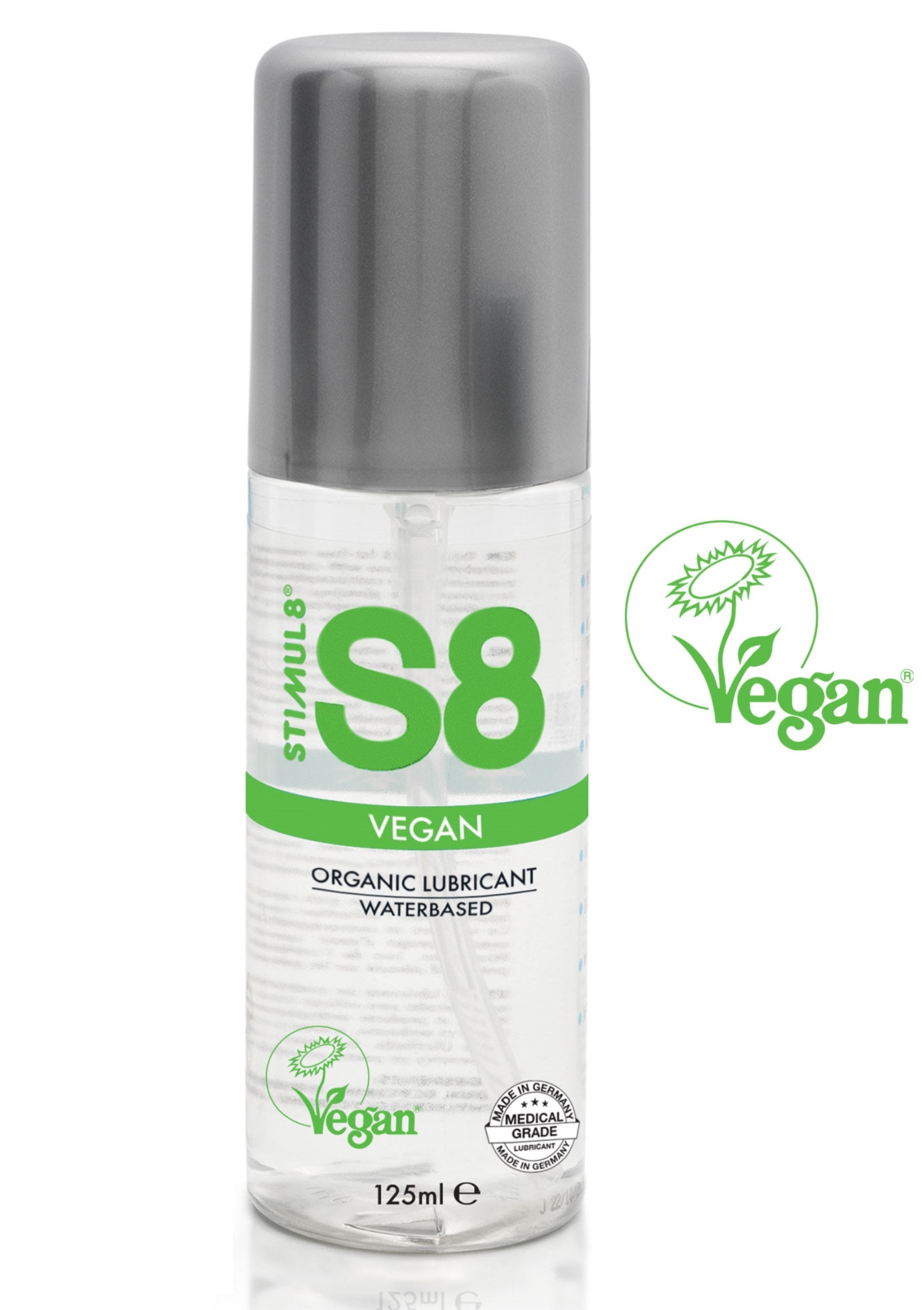 S8 WB Vegan Lube 125 Ml  Su Bazlı Kayganlaştırıcı