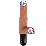 Dildo Series Hans 10 Mod Çift Katmanlı Realistik Vibratör