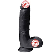 Xise Dildo Series Adam Rubber  21 cm Realistik Zenci Penis XS-WBC10012-Black