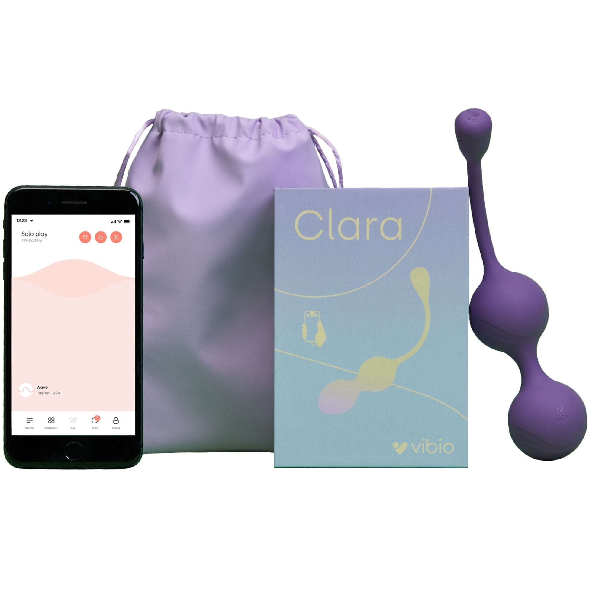 Vibio Clara Telefon Kontrollü Titreşimli Kegel Vibratör