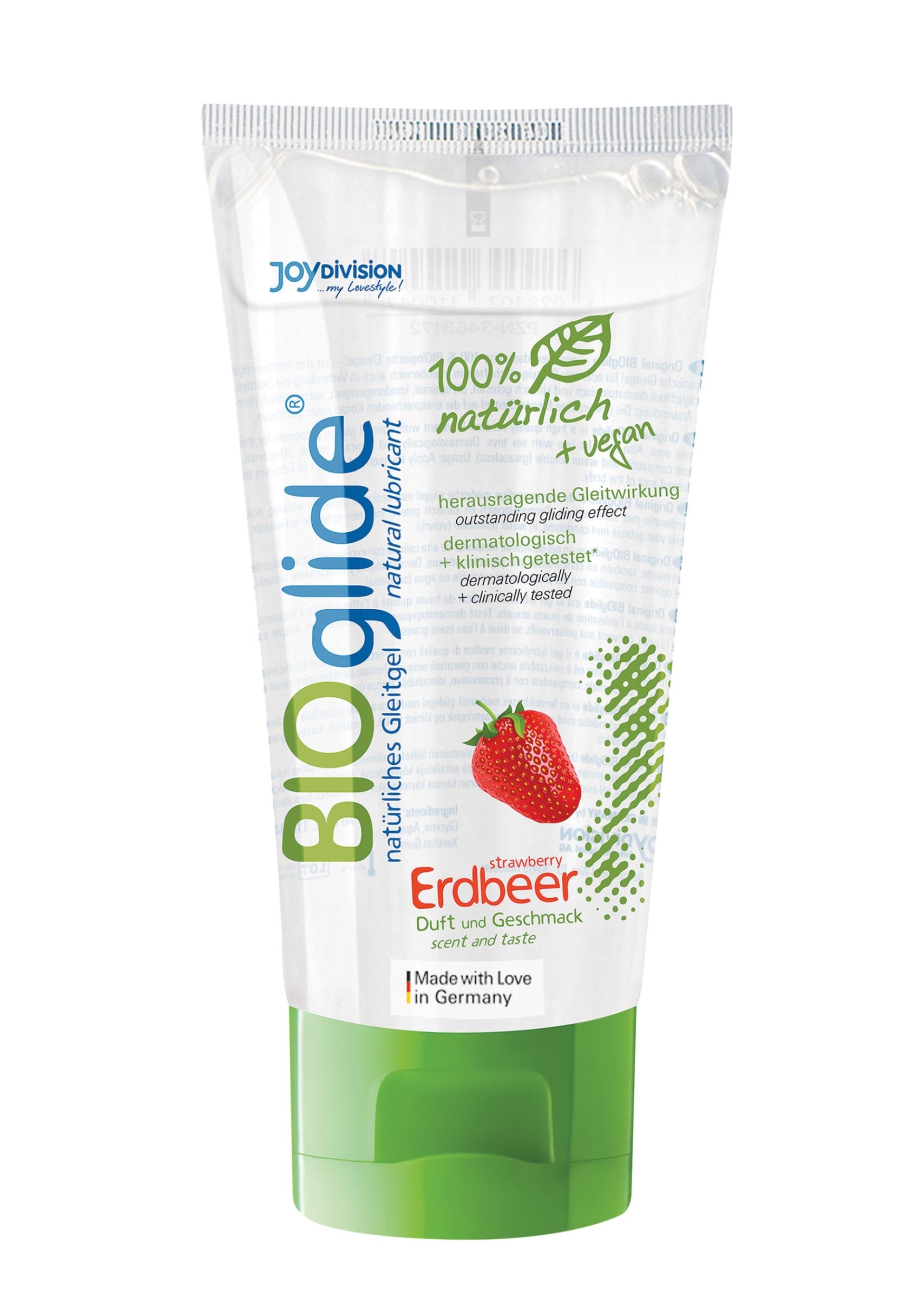 Joy Division Bioglide Çilek Aromalı Doğal Kayganlaştırıcı Jel 80 Ml.
