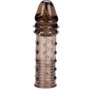 Calexotics Adonis Tırtıklı Şeffaf Penis Kılıfı Grey