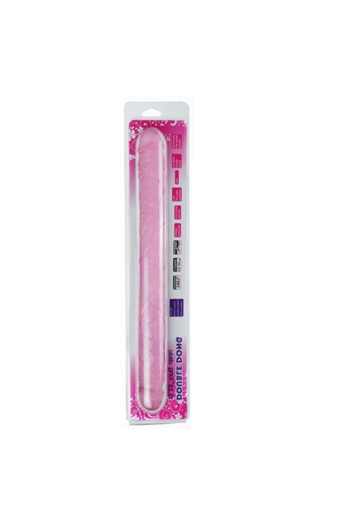 Bestco Double Dong Çift Taraflı Yumuşak Penis Pembe