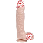 Xise Dildo Series Spartacus 24 cm Realistik Penis XS-WBC10003-Flesh