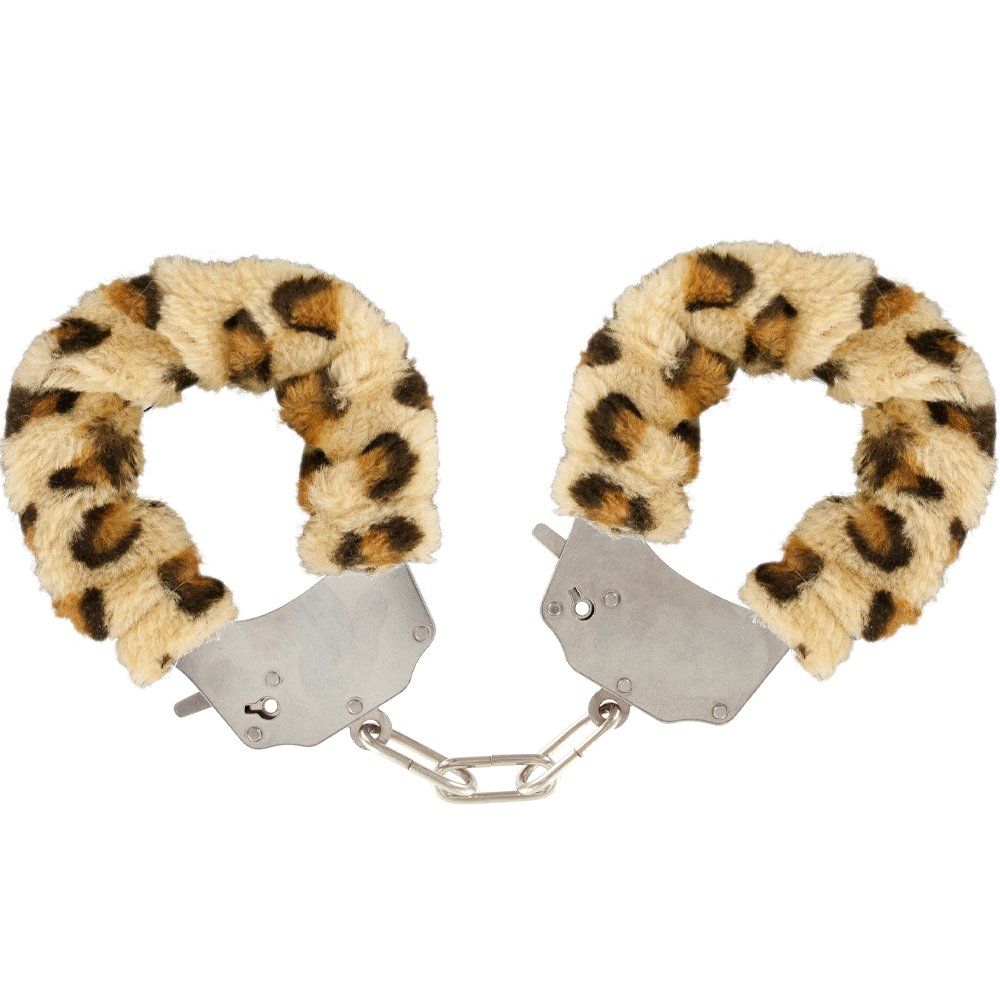 Erox Dreams Leopar Peluşlu Metal Kelepçe