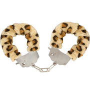 Erox Dreams Leopar Peluşlu Metal Kelepçe