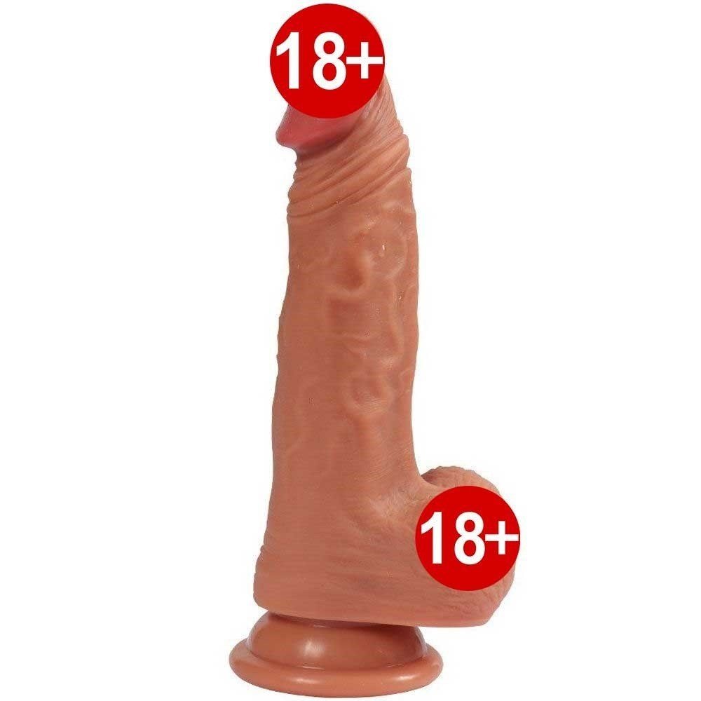 Dildo Series Evan Çift Katmanlı Ultra Yumuşak 19.5 Cm Realistik Penis