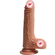 Shequ Dildo Series Crowley's Natural Doku 18 cm Titreşimli Realistik Penis