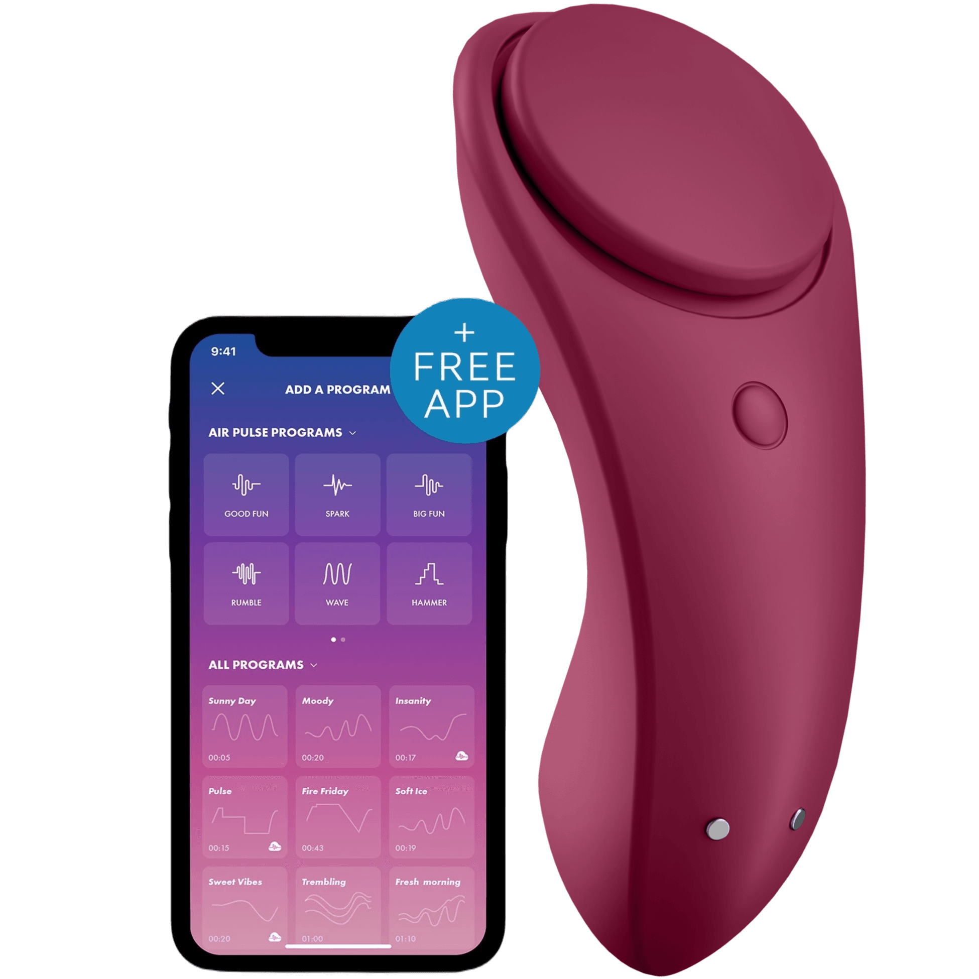 Satisfyer Sexy Secret Telefon Uyumlu Giyilebilir Vibratör