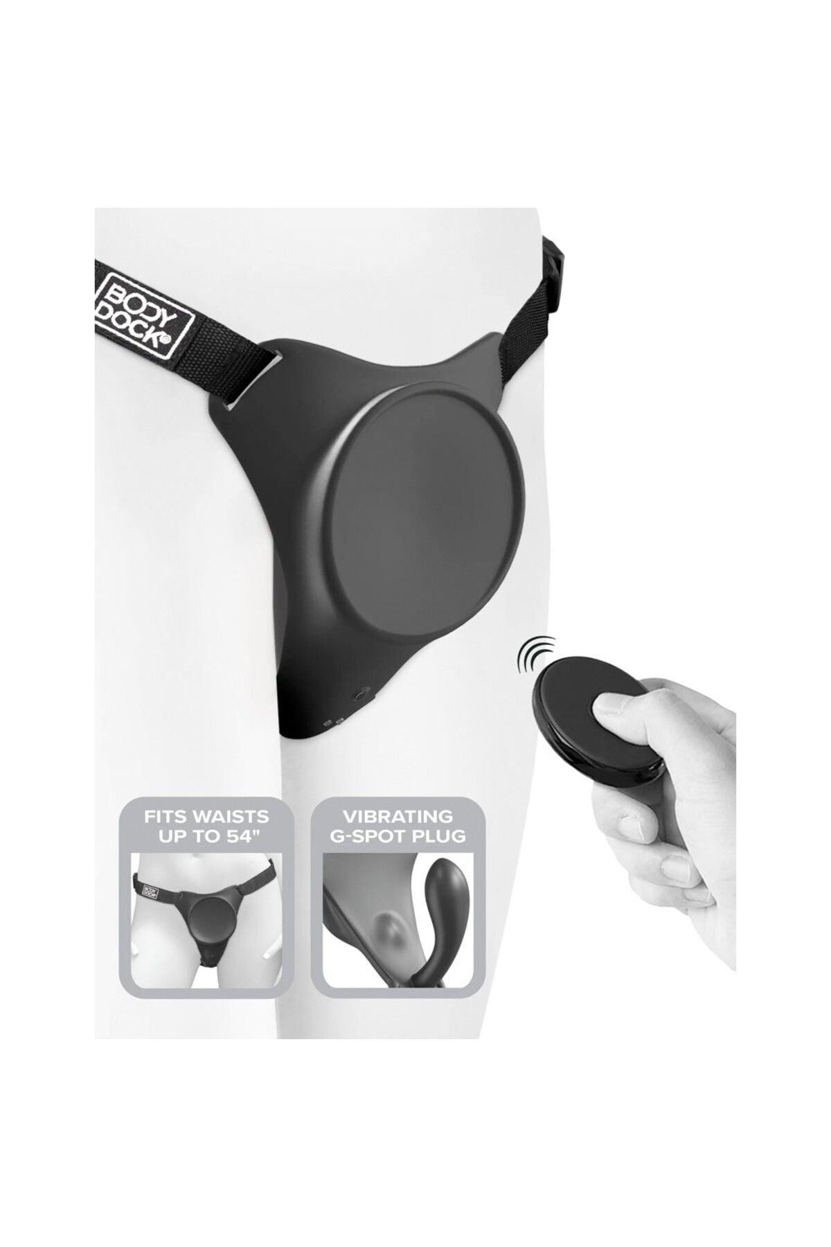 G-Spot Pro Uzaktan Kumandalı Vibratörlü Penis Kemeri