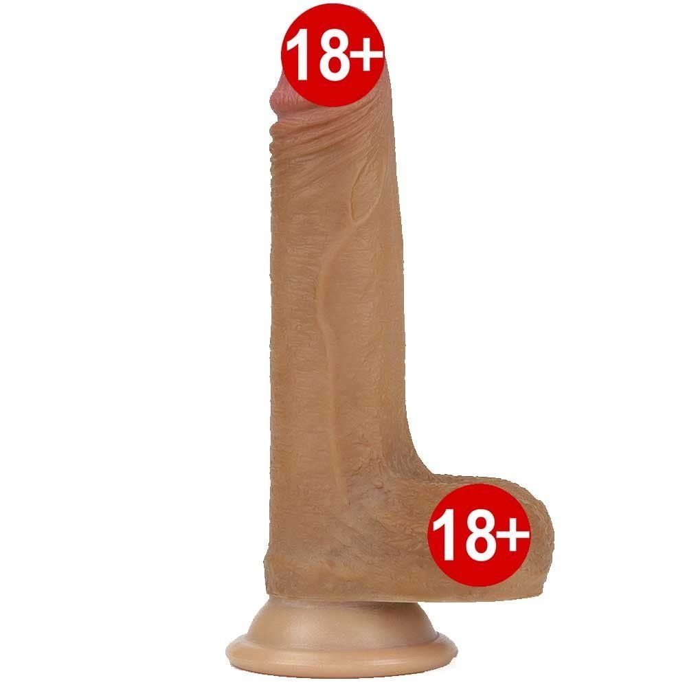 Dildo Series Çift Katmalı Gerçek Ten Dokusu Realistik Penis
