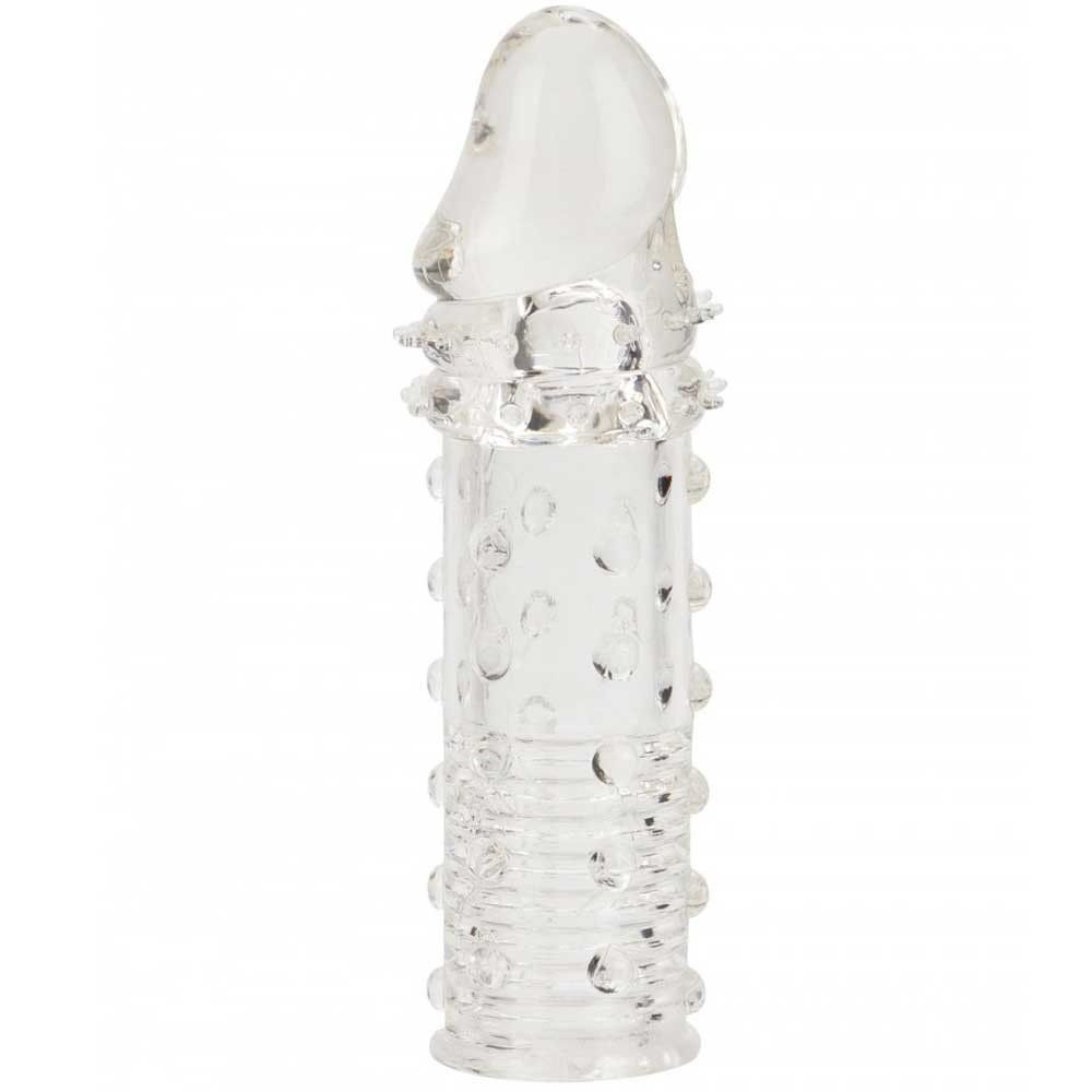 Calexotics Adonis Tırtıklı Şeffaf Penis Kılıfı