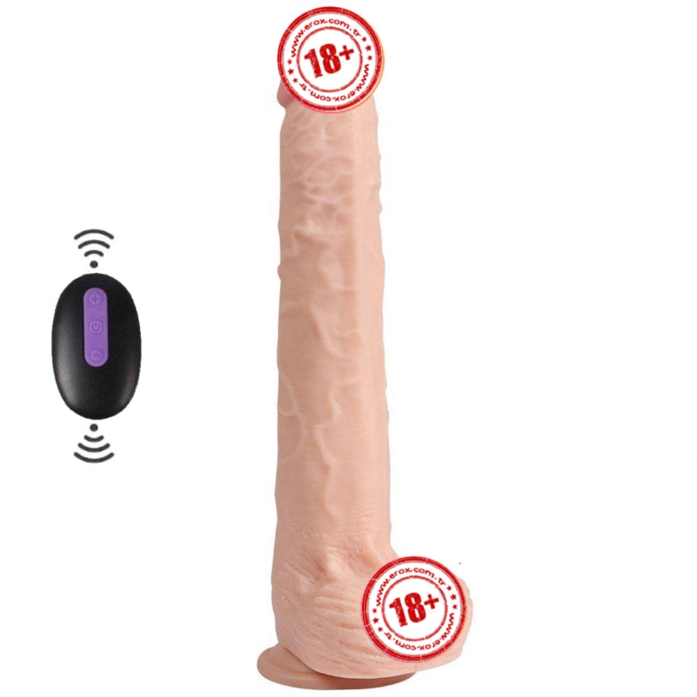 Shequ Vibrating Dildo Series Bart 29 cm Titreşimli Realistik Penis SQ-WBE10038