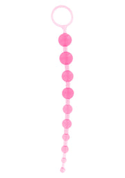 Toy Joy Thai Boncuklu Kademeli Artan Pembe Renk Anal Zevk Topları