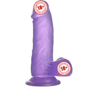 Lovetoy Jelly Studs Purple Small 15 cm Jel Dildo LV3102