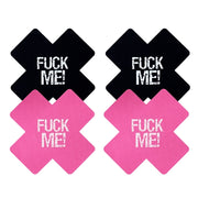 Lovetoy Fuck Me Cross Pattern Nipple Pasties Göğüs Ucu Bandı 2 Çift