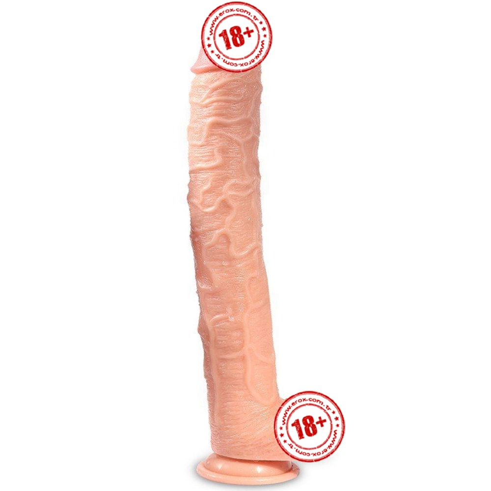 Xise Dildo Series Huoer Flexible 43 cm Realistik Büyük Penis XS-WBC10068-Flesh