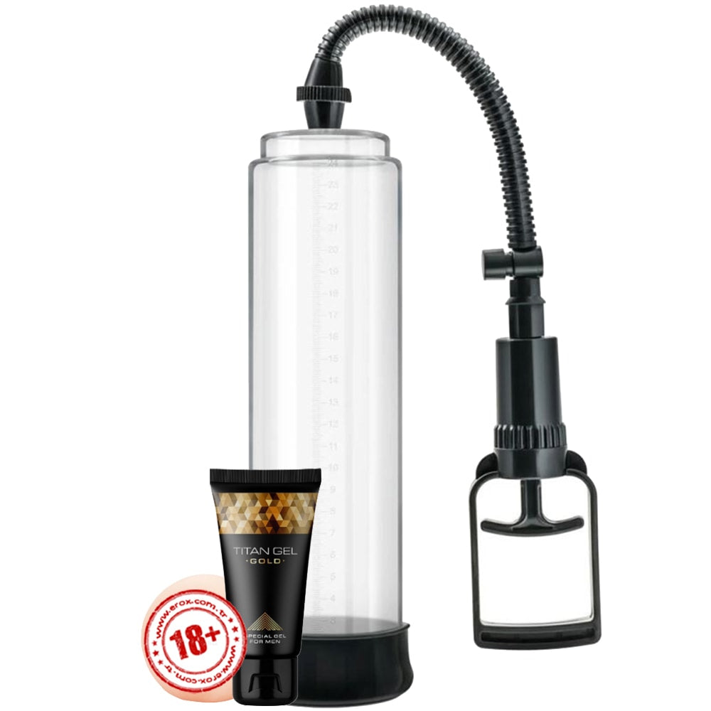 Erox World Men's Pump Tetik Mekanizmalı Penis Pompası Kampanya Paket