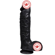 Xise Dildo Series Spartacus 24 cm Realistik Penis XS-WBC10003-Black