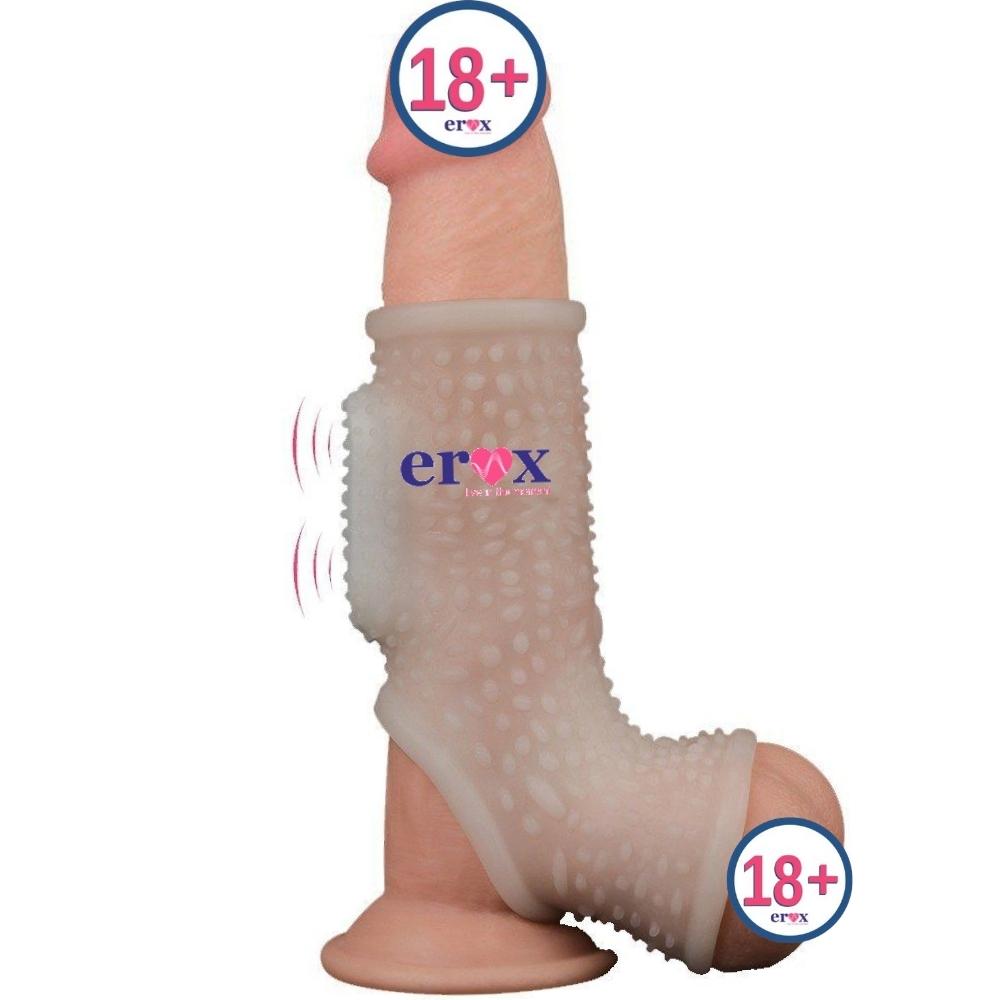 Lovetoy Drip Knights Ring Testis Geçirmeli Titreşimli Yarım Penis Kılıfı