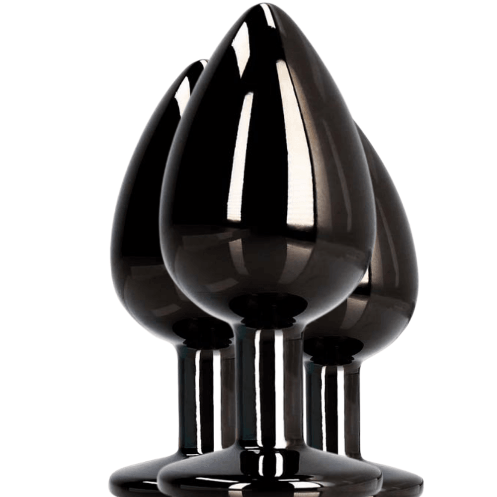 Anos Metal Butt Plug Anal Alıştırıcı Metal Plug Set
