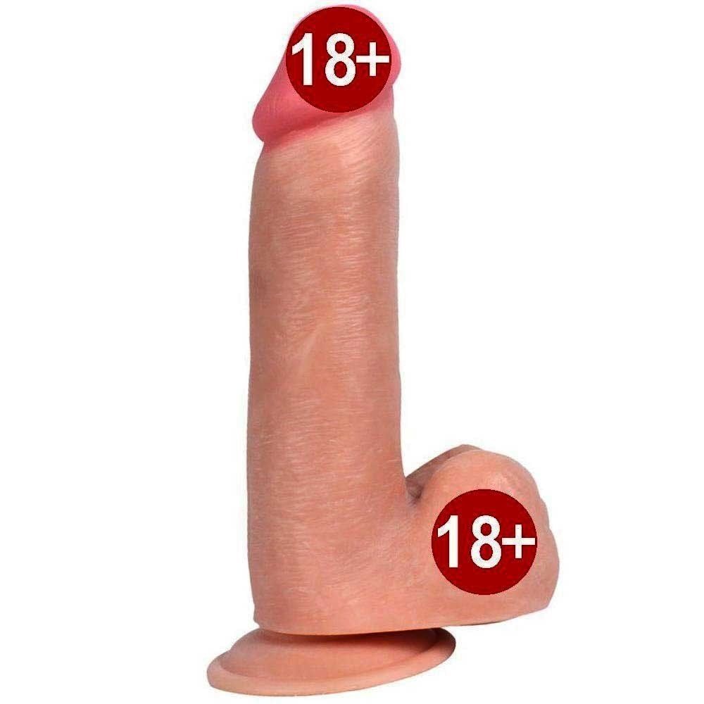 Dildo Series Pürüzsüz ve Damarsız Realistik Penis 20 cm