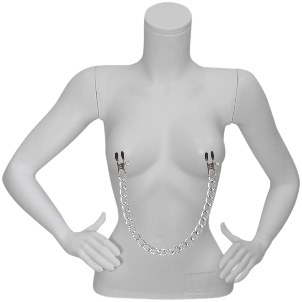 Fetish Collection Boob Chain Nipple Clamps Göğüs Klipsi
