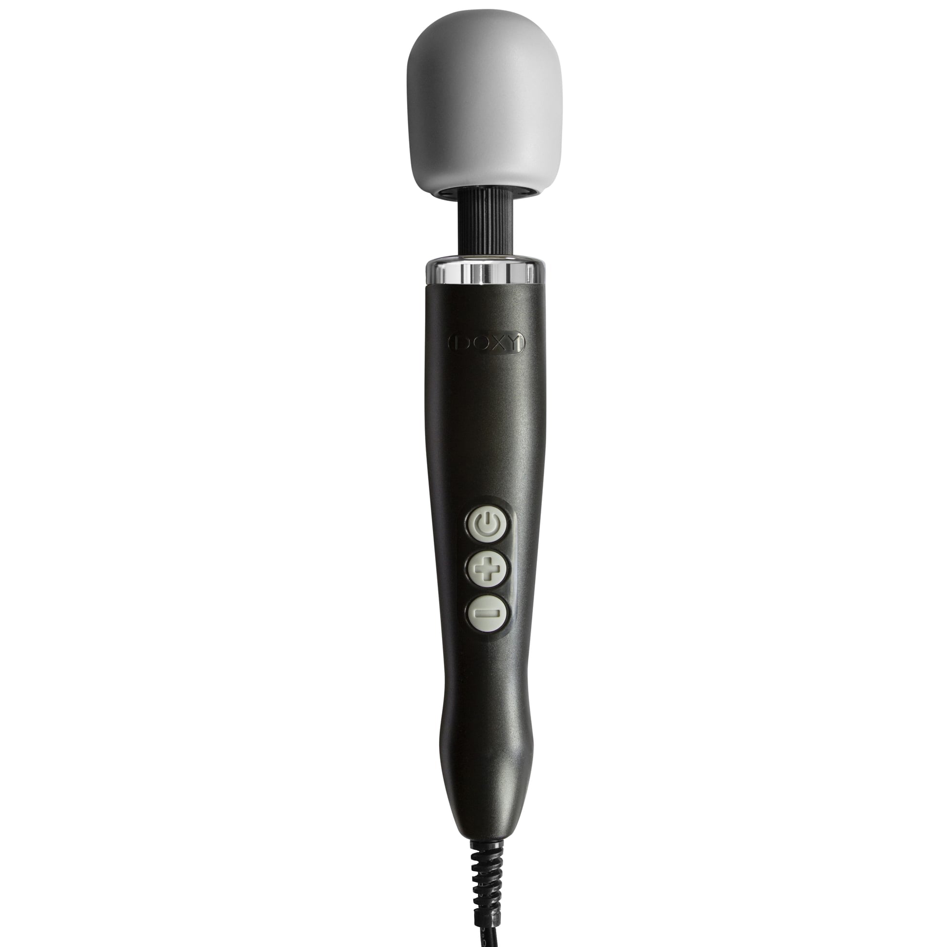 Doxy Wand Güçlü Masaj Aleti Metal Döküm Siyah