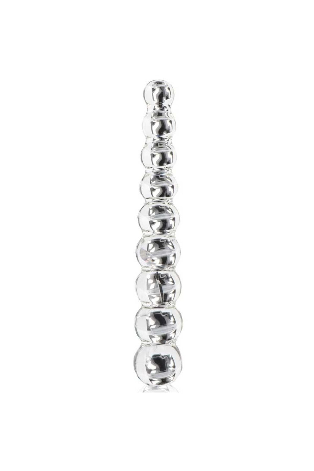 Toy Joy Frozen Fountain Boğumlu Cam Dildo