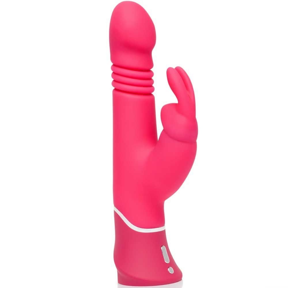 Happy Rabbit Thrusting Realistic Vibe İleri Geri Hareketli Klitoral Vibratör