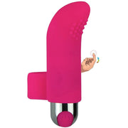 Erox Finger Vibe Çift Yönlü USB Şarjlı Parmak Vibratör-Pink