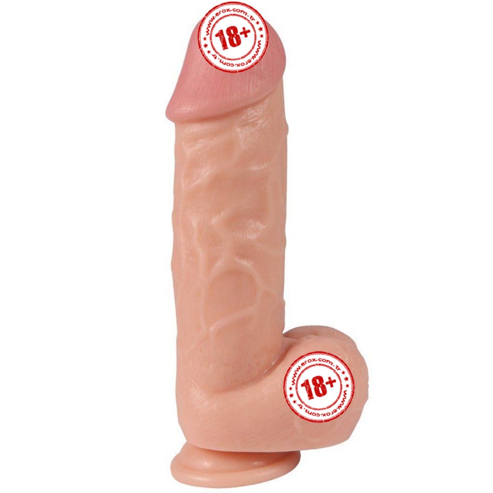 Xise Dildo Series X-Men Flexible Kalın Realistik Penis XS-WBC10011-Flesh