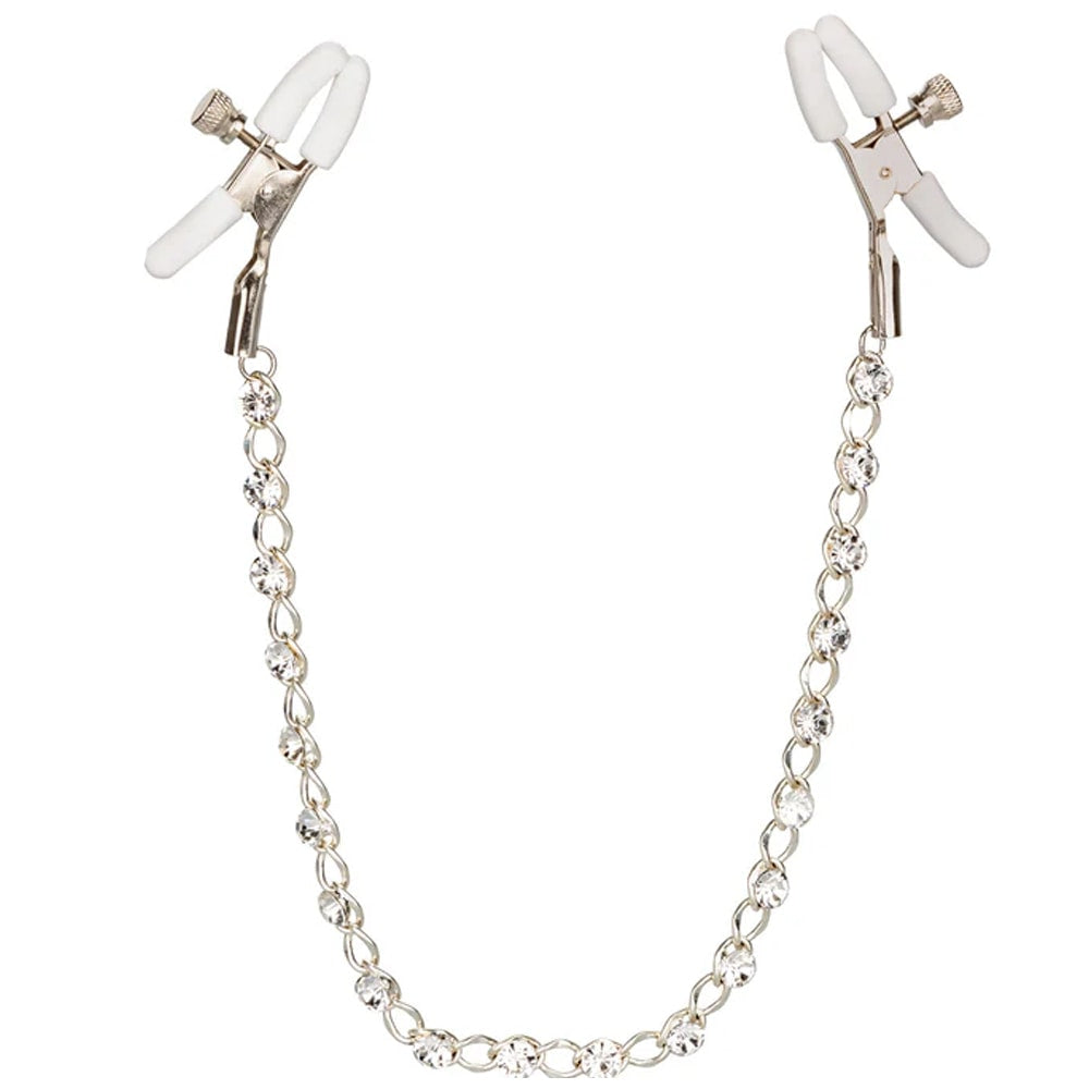 Calexotics Crystal Chain Nipple Clamps Göğüs Klipsi