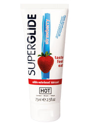 Hot Superglide Lube 75 Ml Çilek Aromalı Oral Seks Jeli