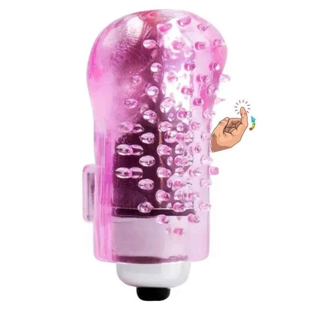 Erox Finger Vibe Silicone Tırtıklı Parmak Vibratör